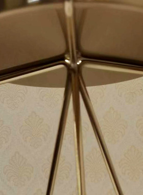 铁艺客厅摆件三叉架花器美式轻奢客厅金属落地R插花客厅家居摆件