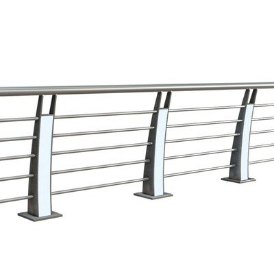 公园LED灯光护栏天桥带灯防撞B栏杆景观河道工程立柱不锈钢栏杆