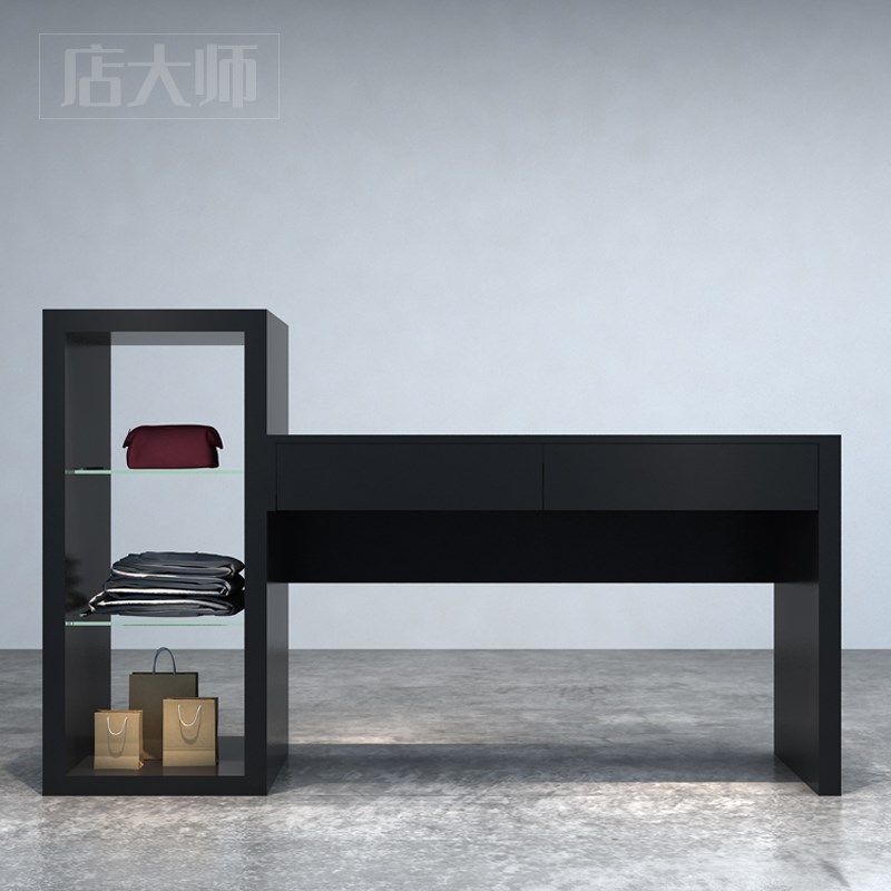 铁艺珠宝展示柜玉器首饰品精品展柜透明玻P璃柜台流水台可定制