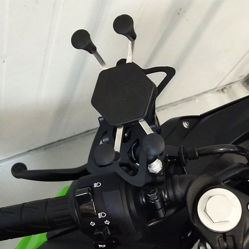 川崎 忍者400 NINJA400 改B装 手机导航支架  USB充电 手机支架