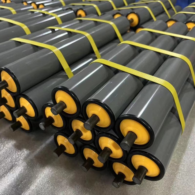 无动力流水线镀锌不锈钢链轮尼龙托辊伸缩压簧滚筒转弯机锥形滚筒