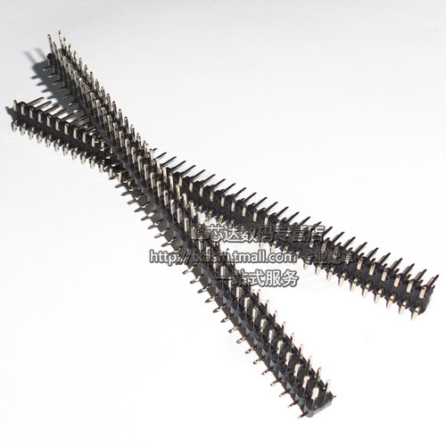 (5条)间距2.54MM 贴片排针 双排排针立贴 插针 2*40P