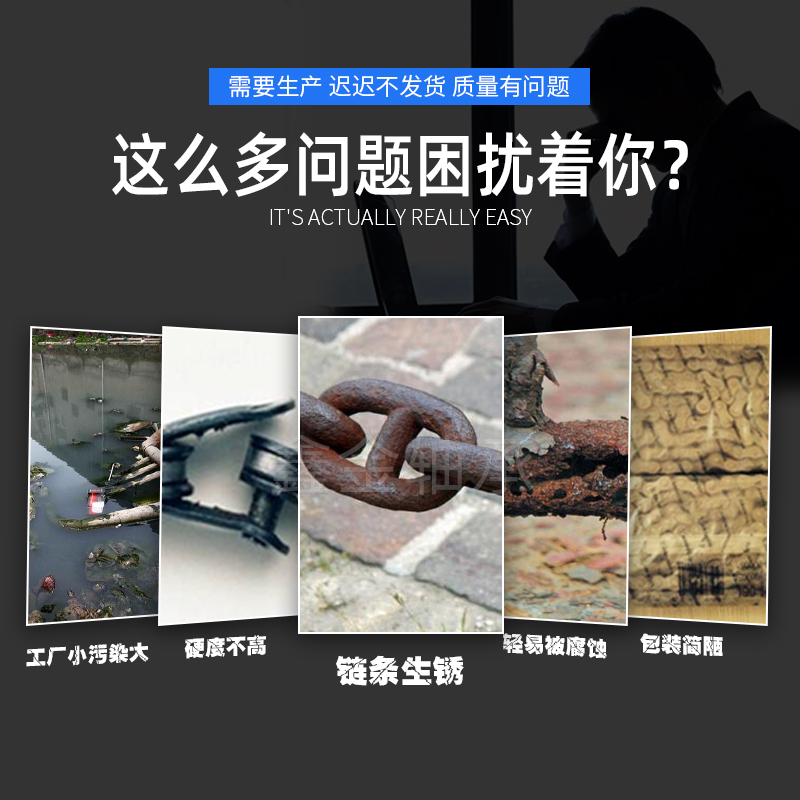 304不锈钢滚子传动链条3分06B 4分08B08A 5分10AB 6分12AB1寸16AB