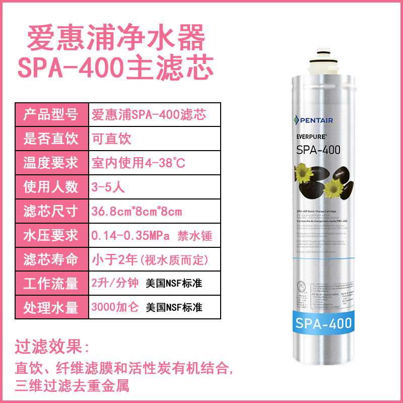 爱惠浦净水器滤芯MC2 H100H104PR04BH2 4FC-S PBS4007FC-SEF-900p