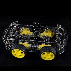 STM32智能小车双层底盘4WD电子四轮驱车测速O寻迹循迹WIFI动套件