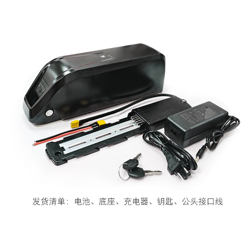 海龙二代锂电池48v10ah17ah助力山地电动自行车改装车36伏锂电瓶