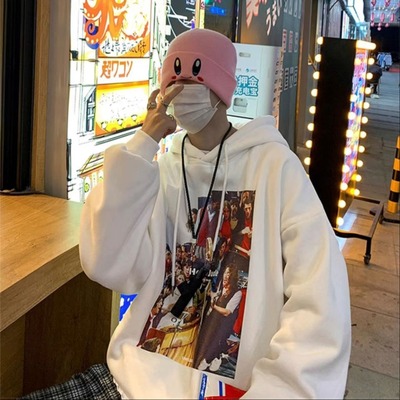 2025新款冬季卫衣男女连帽潮ins宽松百搭港风痞帅上衣韩版潮外套