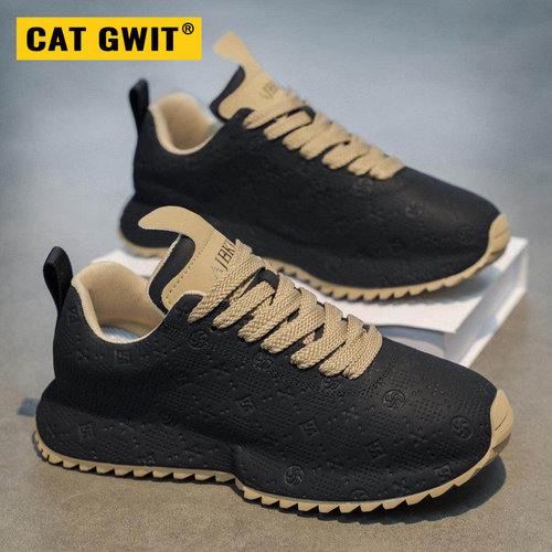 CAT GWIT男鞋2026新款夏季黑色工地上班干活防水防滑耐磨厚底工装