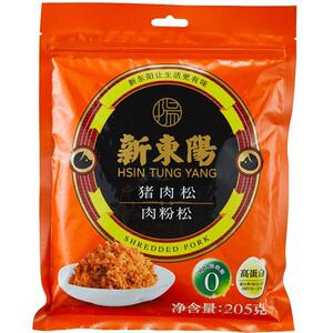 新东阳猪肉松205g袋装营养儿童海苔寿司拌饭肉松肉粉松即食零食