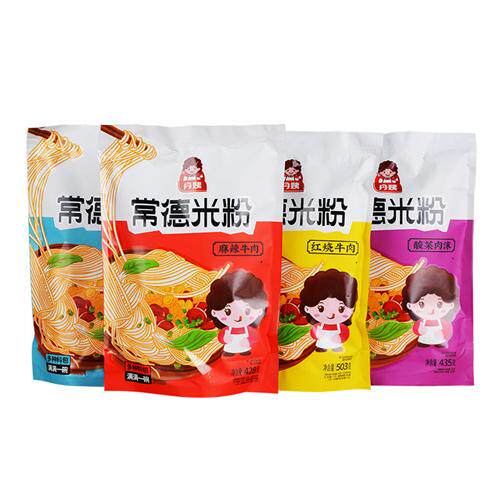 米粉湖南常德津市牛肉粉早餐方便速食夜宵拌粉正宗湖南特产湿米线