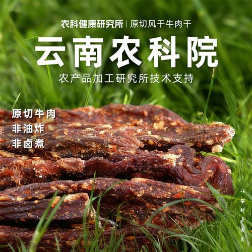 滇二娃风干牛肉干手撕超干办公室小吃零食麻辣特产