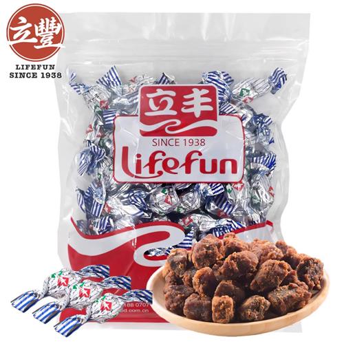 立丰食品散装五香精品牛肉干250g上海特产牛肉粒纯腿肉独立小包装