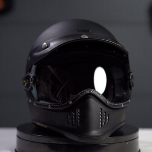 极速SHOEI Exl-Zero复古全盔护目镜片 摩托车头盔通用透明彩色镜