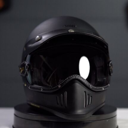 极速SHOEI Exl-Zero复古全盔护目镜片 摩托车头盔通用透明彩色镜