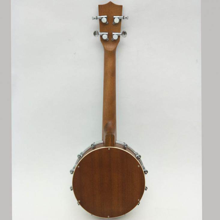 极速西洋民族乐器原木色沙比利四弦班卓琴 练O习演奏斑鸠琴弹拨琴