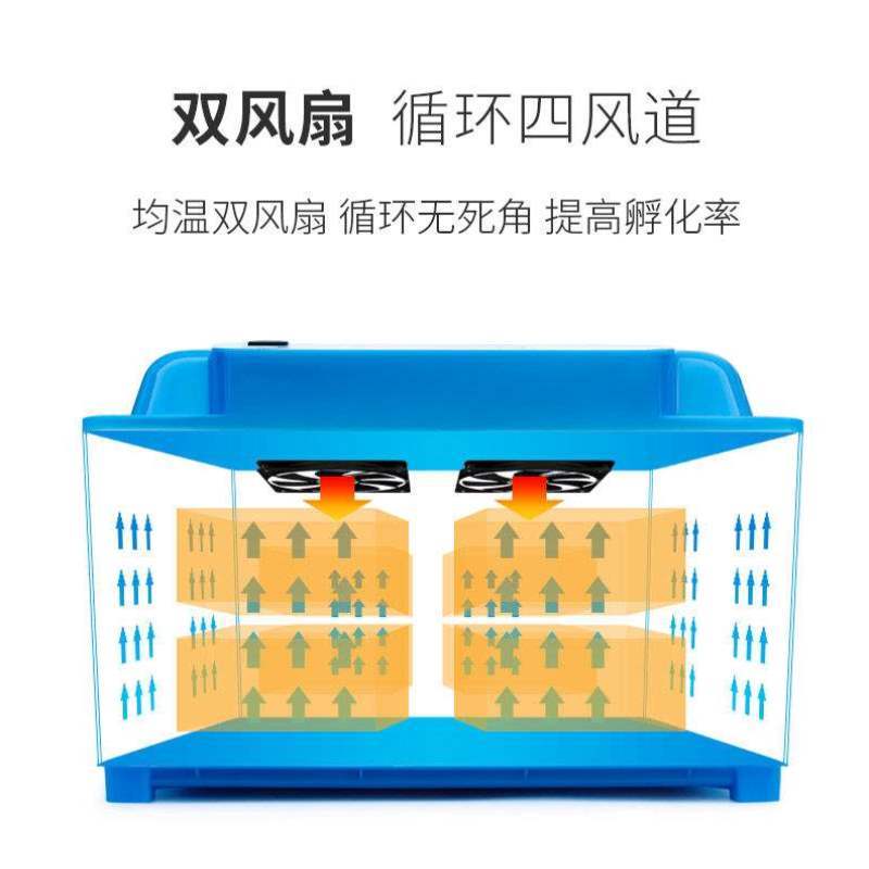 速发全自动老人用卵小鸡家用型孵蛋机卵化器小型孵化箱抱蛋器暖化