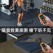 极速健身房橡e胶地垫隔音减震地胶防震专用哑铃运动地板拼接力量