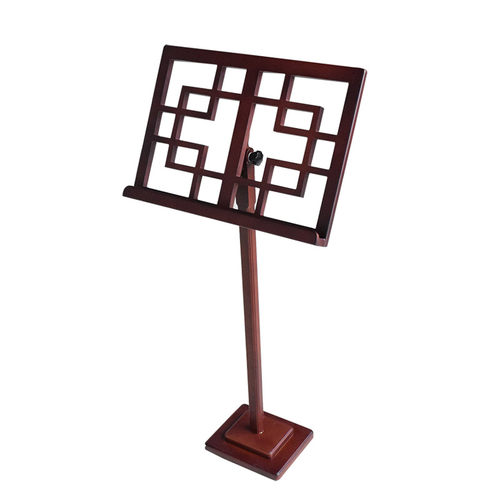 极速古筝木质谱架子木制古琴w乐谱支架加粗便携式加厚家用实木古