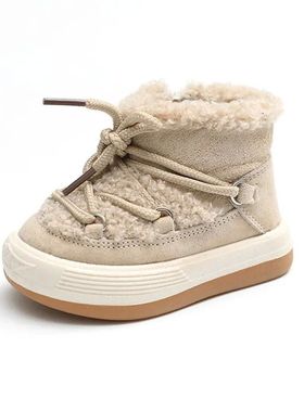 极速2023 ew Winter aby oots Warm Dlush ubber Sole oddler ids