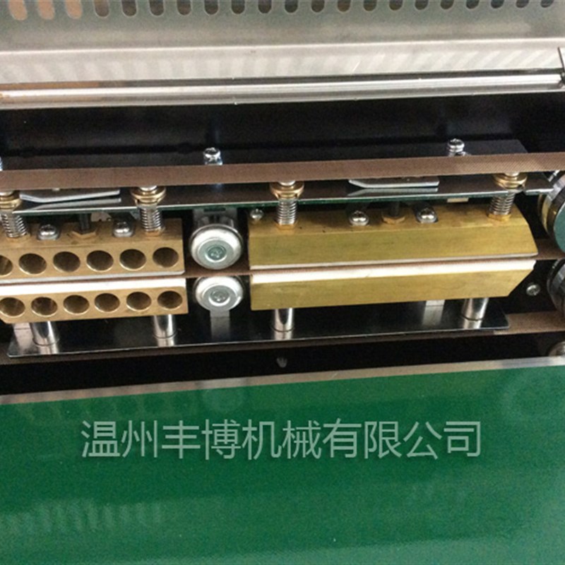 极速墨轮连续封口机 输送台加宽25 自动墨N轮印字封口机 薄膜铝箔