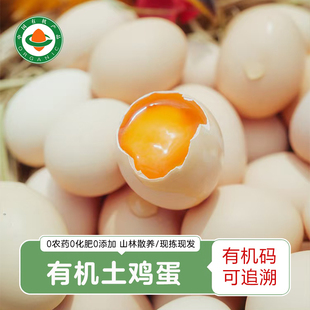 有机鸡蛋野外谷物新鲜儿童有机富硒鸡蛋30枚顺丰发货