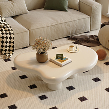 奶油风云朵茶几客厅家用2025新款轻奢简约现代北欧小户型异形桌子