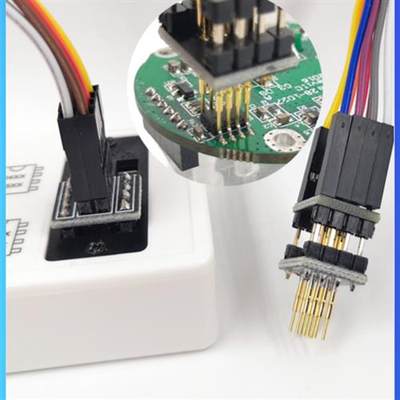 烧录测试探针 弹簧针1.27 芯片 SOP WSON SOIC VSOP SPI FLASH 8P