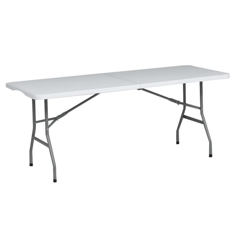 可折叠桌子长方形塑料简易户外便携摆地摊家用宿T舍现代吃饭野餐
