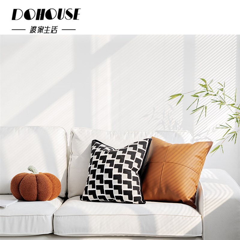 现代简约设计师软装搭配品质沙发客厅卧室样P板间精装修抱枕靠垫