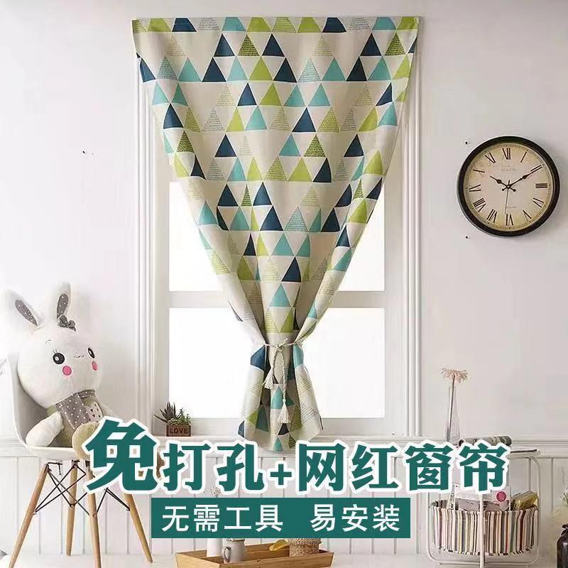 集装箱窗帘工地活动板房窗帘遮阳手拉可J定制活动房遮光办公室窗
