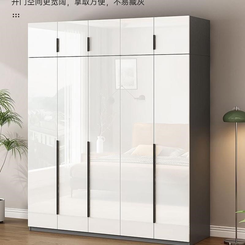 家用卧室现代简约衣柜储物收纳y轻奢经济型实木生态板大衣橱儿童