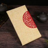 民族风复古收银夹票据夹麻布收银夹 菜单夹民族风菜单夹