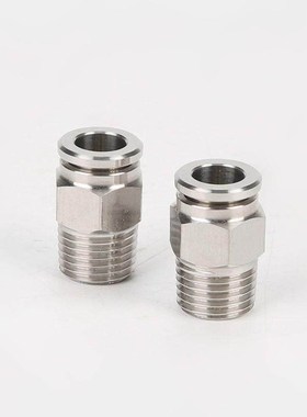 替代精密型 快拧接头 直接头 外螺纹 J-XYV01-D4-D6-D8-D10-1 2 3