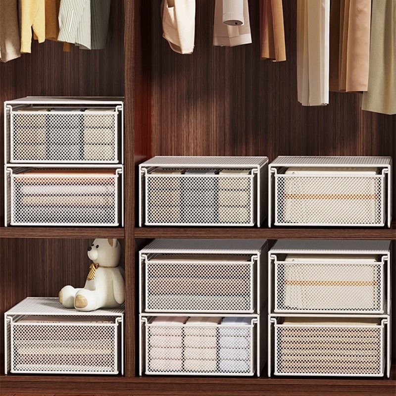 抽屉式衣柜收纳架学生宿舍柜分层隔断整理架大容量储衣篮,基础建材,衣柜拉篮,淘宝优惠券,粉丝福利购,淘宝优惠卷