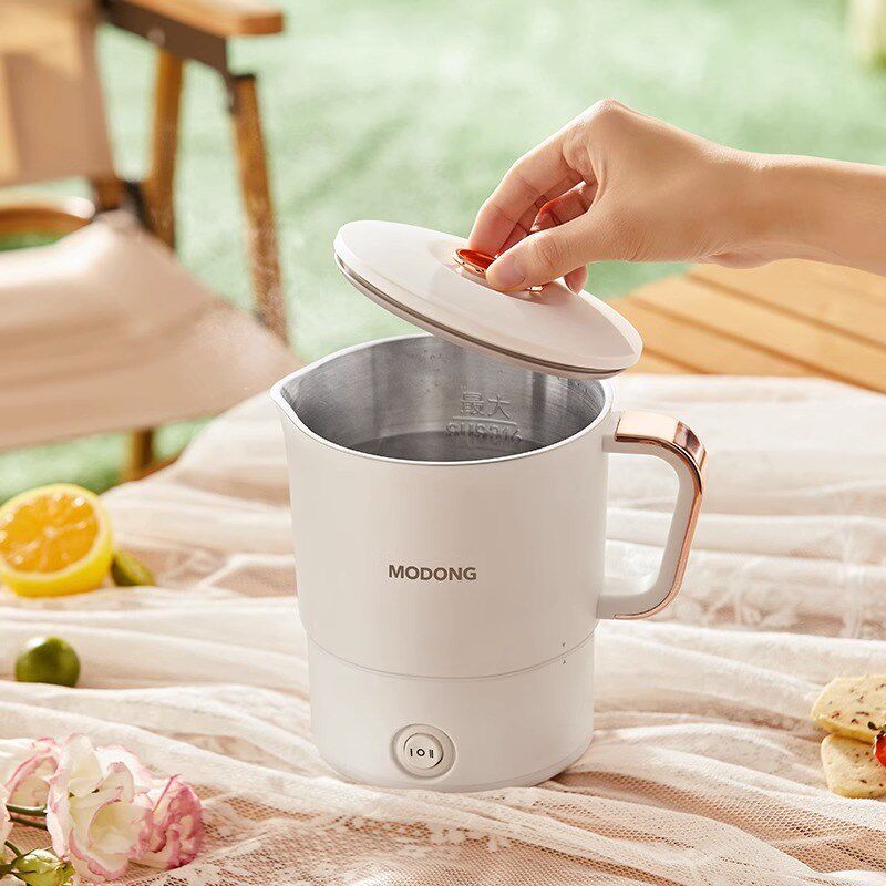 旅行可折叠烧水壶便携式旅游电煮锅电热水杯mini迷小型一单人1升l