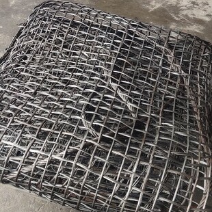 钢丝绳网兜!工地吊石头吊砖头专用编织钢丝绳起重吊网建筑钢丝网