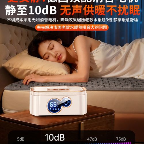 水暖毯主机水循环加热炕2025新款电热毯单双人双控调温开关加厚褥