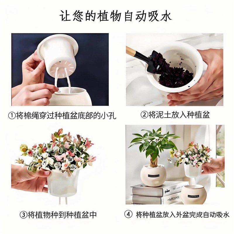 绿植室内小盆栽发财树绿萝高级感客厅水培植物办公T桌面工位好养