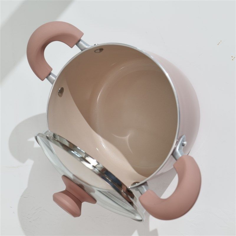 加深款 陶瓷不粘汤锅不粘锅小 16/18/20/22cm