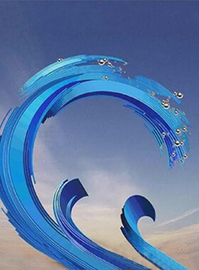 大型不锈钢雕塑定制摆件网红x打卡商场美陈景观小品鹿户外廊架厂