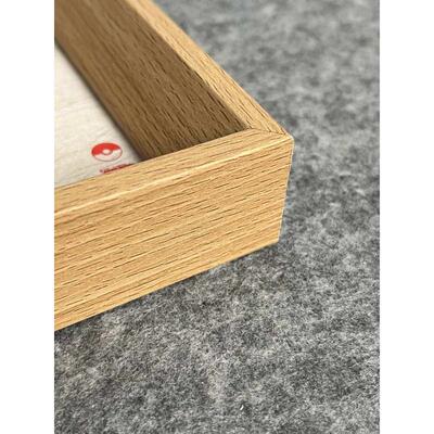 十二秋中国风宝可梦山水画创意桌面摆台复合木相框装饰画15×28cm