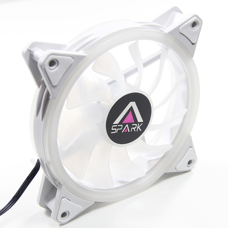 桌上型电脑电脑机箱散热风扇 12cm 5v3针argb主机壳风扇