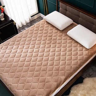 加厚榻榻米床垫1米5双人1.8米法兰绒软垫家用1.2米宿舍单人可折叠