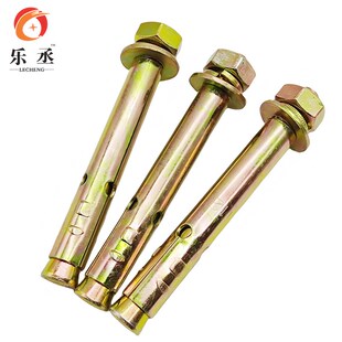 整盒国标彩锌膨胀螺丝镀锌金属拉爆螺栓大全M6M8M10M12M16M20