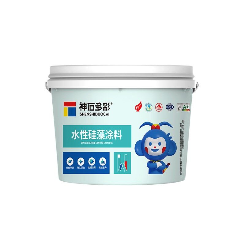 硅藻泥墙面漆乳胶漆室内自刷环保背景墙面翻新防霉无甲醛刷墙涂料