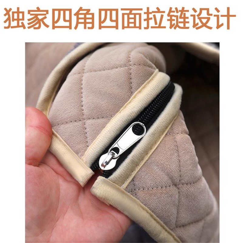 定制专拍 拉链j新款烤火桌罩套冬天长方形加绒加厚取暖电炉烤火罩