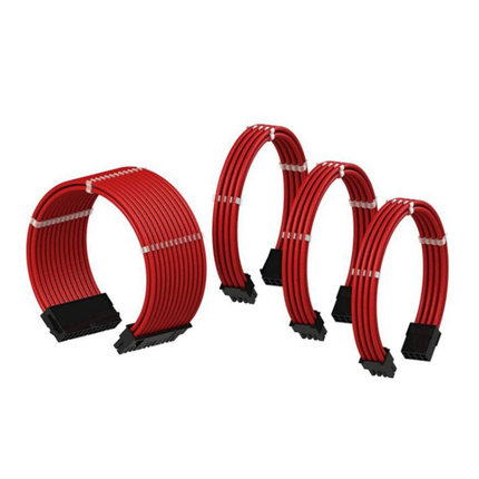 电脑电源全模组定制线CPU主板显卡DAIY供电延长线编织8PIN白黑色2