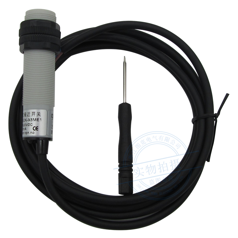 静电容式接近开关E2K-X8MsE1 三线NPN常开 传感器可代替CR18-8DN