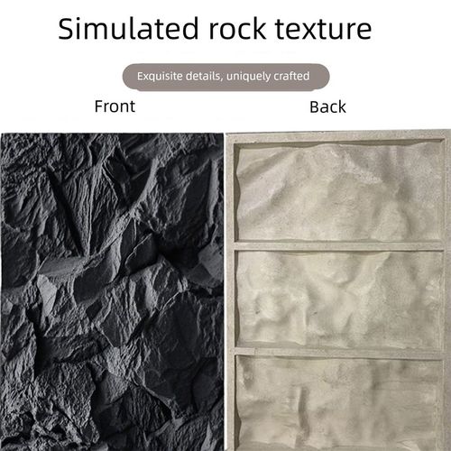 pu山岩石采光井超薄装饰大板彷石材流水石背景墙轻质文化石PU石皮