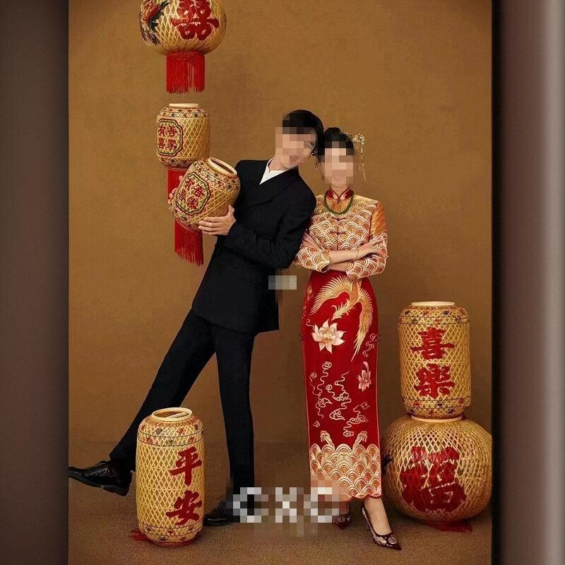 潮汕油纸灯笼摄影照相馆道具婚庆竹编灯笼吾家有喜灯笼平安喜乐灯,节庆用品/礼品,灯笼,淘宝优惠券,粉丝福利购,淘宝优惠卷